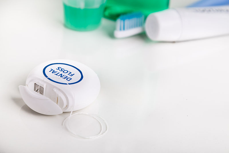 dental floss to prevent tooth decay